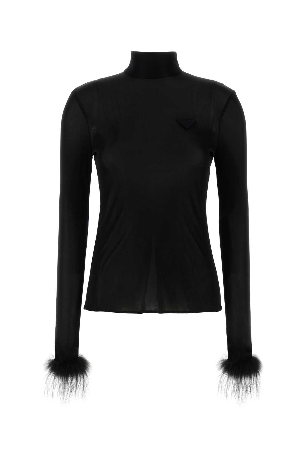 PRADA Chic Black T-Shirt for Women