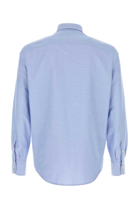 VALENTINO GARAVANI Light Blue Oxford Shirt for Men