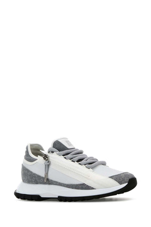 GIVENCHY Two-Tone Denim and Synthetic Leather Spectre Sneakers for Men