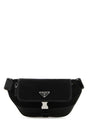 PRADA Mini Black Re-Nylon and Leather Crossbody Handbag