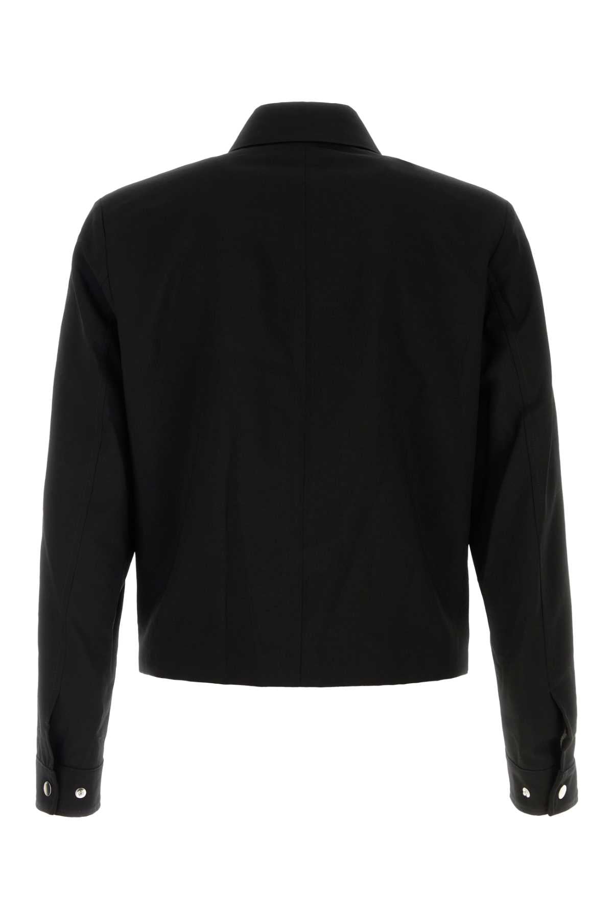 AMIRI Sophisticated Black Wool Blend Jacket for Men