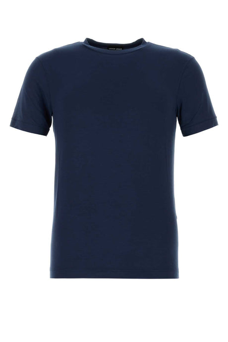 GIORGIO ARMANI Stretch Viscose T-Shirt for Men