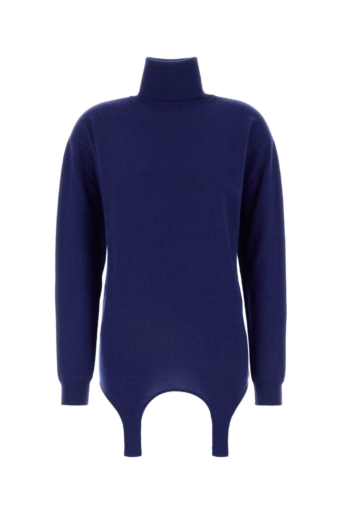 SAINT LAURENT Electric Blue Cashmere Sweater for Women