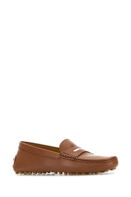 TOD'S Caramel Leather Loafers for Women