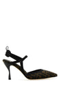 FENDI Embroidered Chenille Pumps with 8.5 cm Heel Height