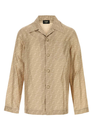 FENDI Printed Silk Shirt for Men - 24W Collection