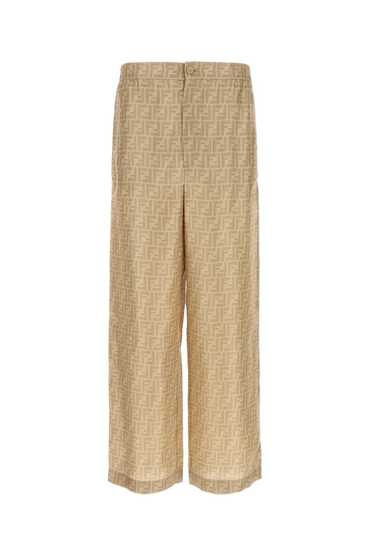 FENDI Printed Silk Pajama Pant for Men