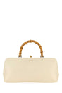 JIL SANDER Mini Leather Bamboo Handbag