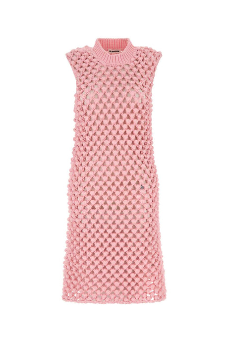 JIL SANDER Crochet Mini Dress