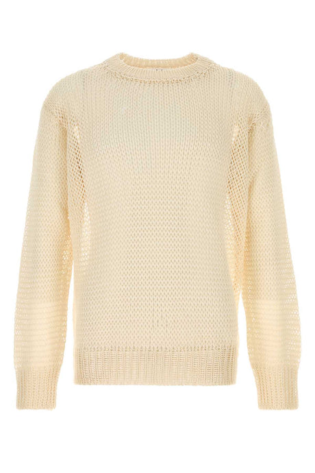 JIL SANDER Crochet Sweater for Men - Minimalist Knits