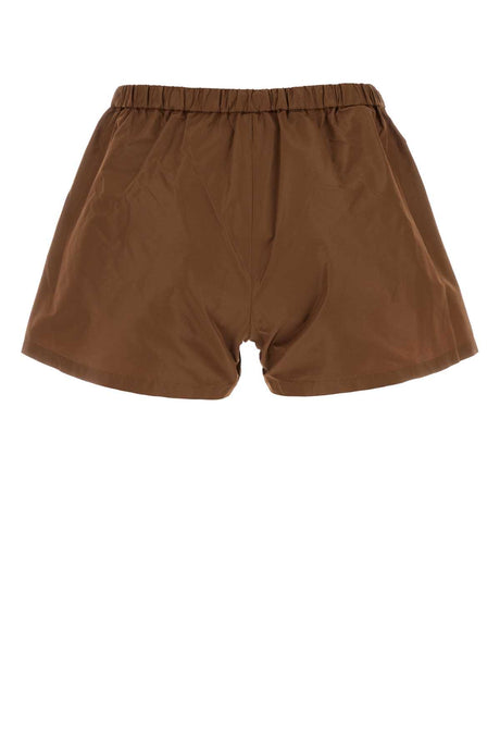 MIU MIU Tech Fabric Mini Shorts for Women