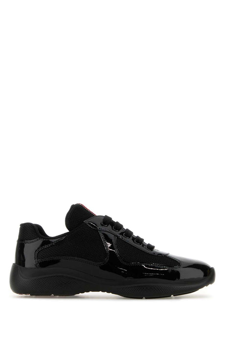 PRADA Elevated Leather and Fabric America’s Cup Sneakers - Women's Size