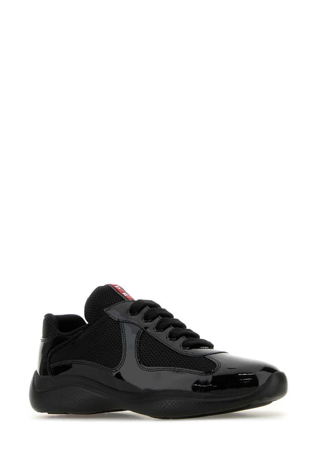 PRADA Elevated Leather and Fabric America’s Cup Sneakers - Women's Size