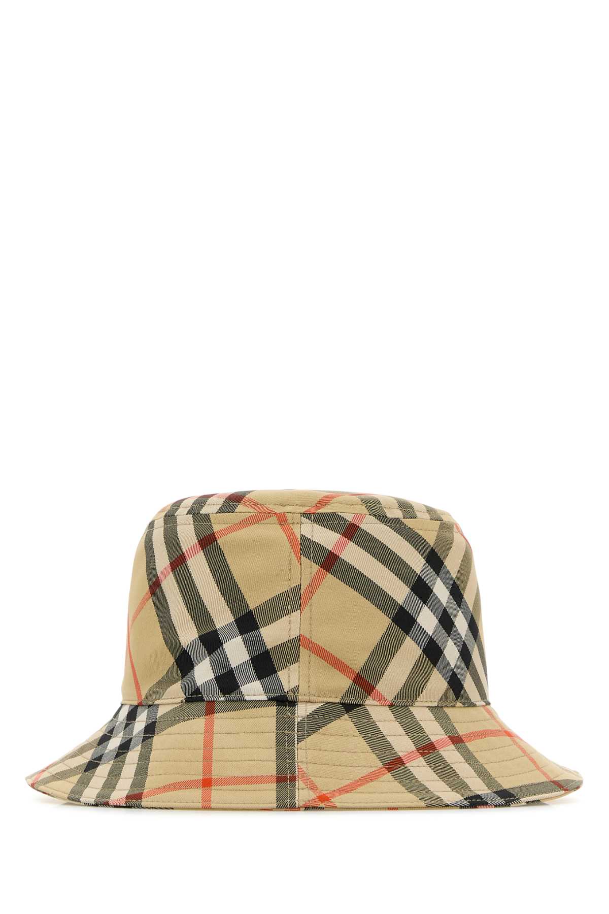 BURBERRY Chic Embroidered Canvas Bucket Hat