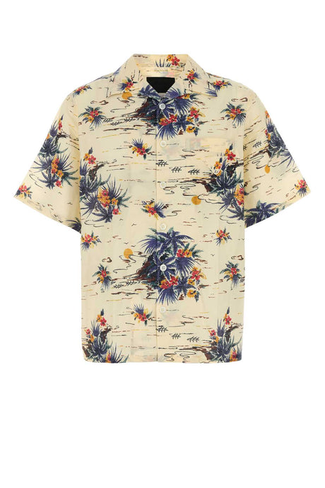 PRADA Exotic Printed Cotton Shirt for Men