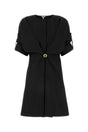 LOEWE Elegant Black Poplin Mini Dress for Women