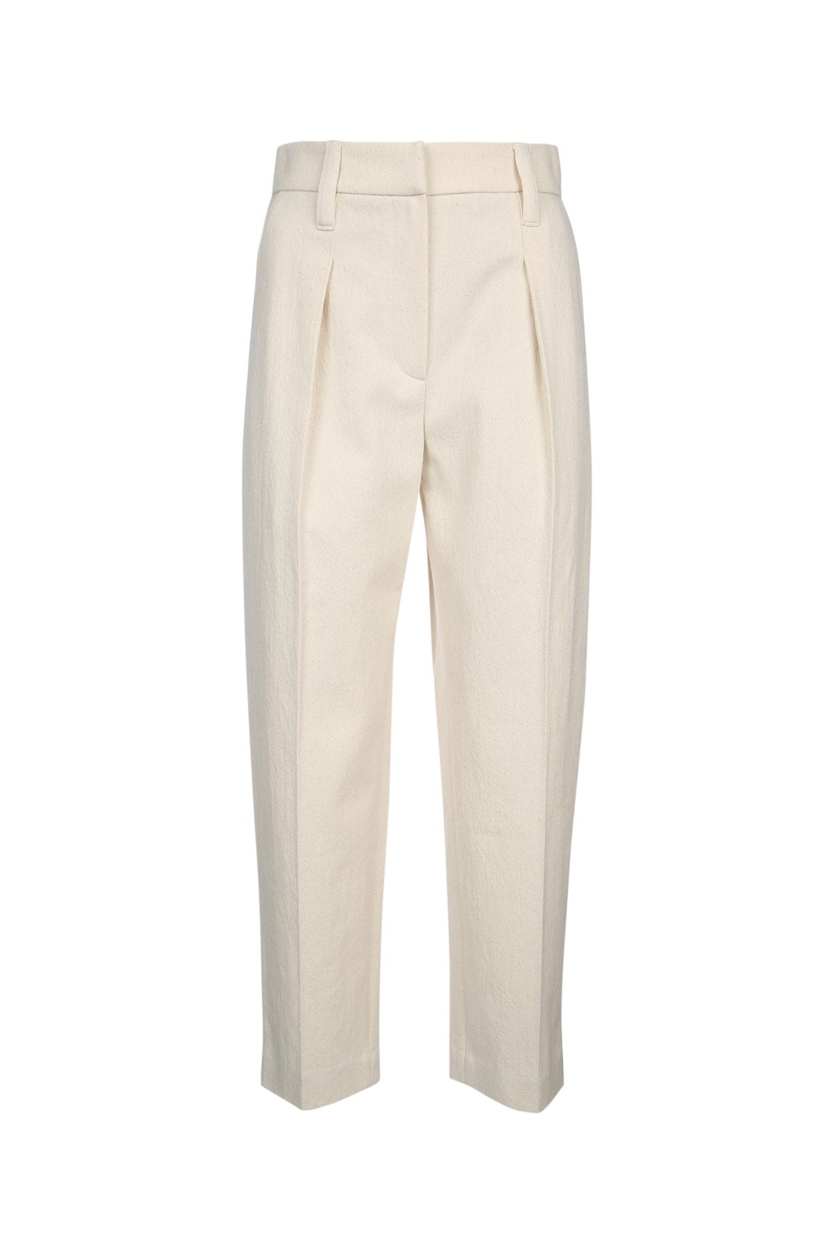 BRUNELLO CUCINELLI Tailored Women's Pants with Pleats - Fall 2024