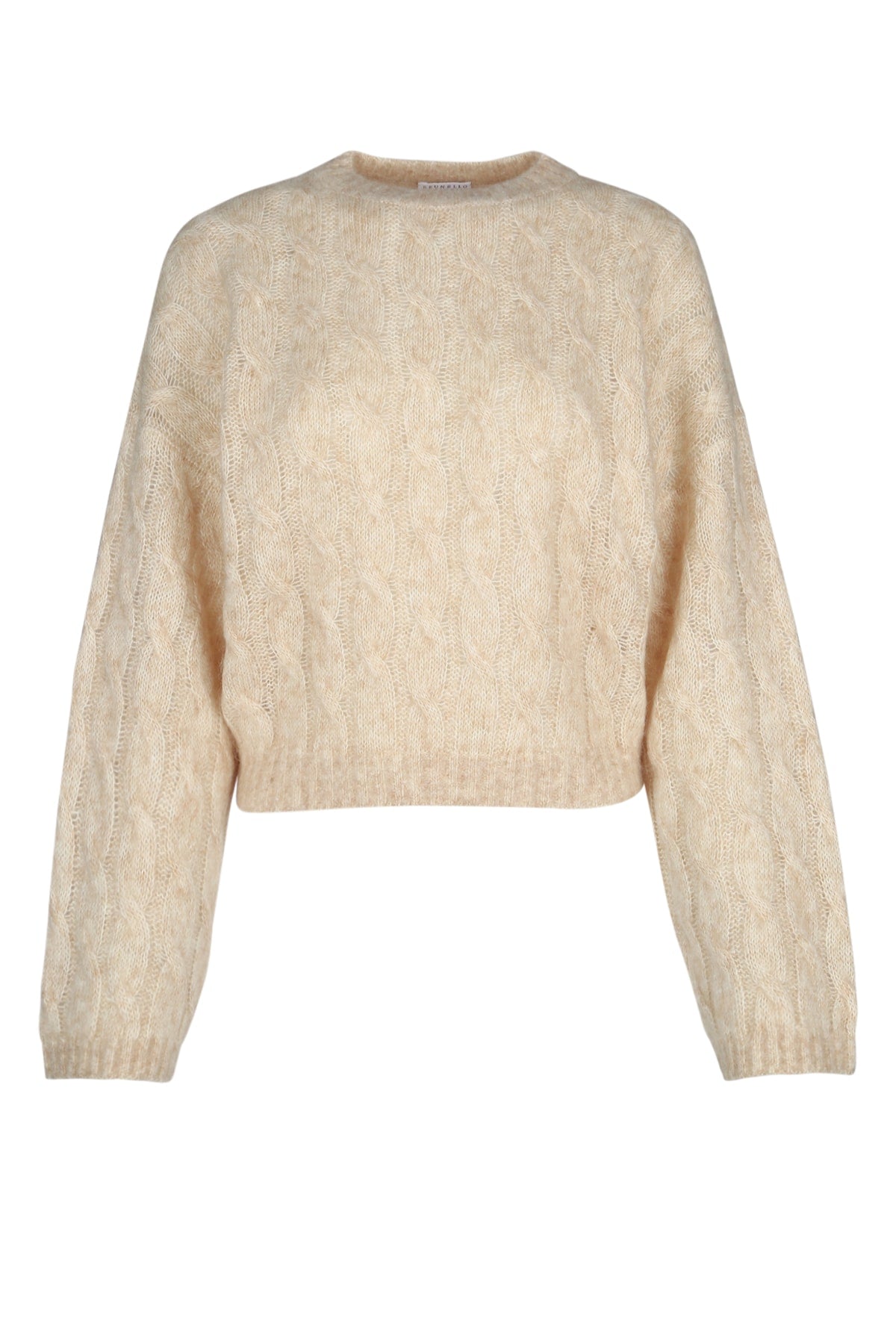 BRUNELLO CUCINELLI Women’s Knit Sweater with Intricate Braiding