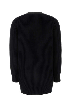 SALVATORE FERRAGAMO Chic Black Wool Cardigan for Women