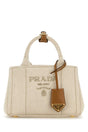 PRADA Mini Canvas Shopping Handbag