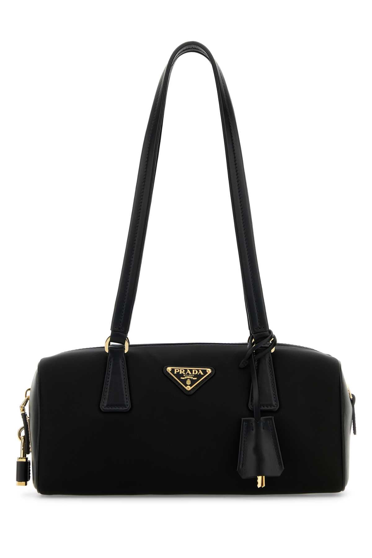 PRADA Mini Black Nylon Shoulder Handbag