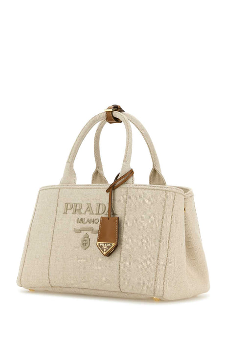 PRADA Elegant Canvas Shopping Handbag - 33cm Width