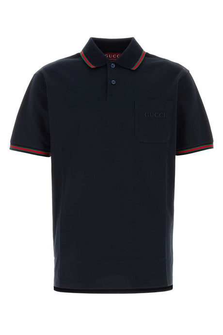 GUCCI Stretch Piquet Polo Shirt for Men - Perfect Fit