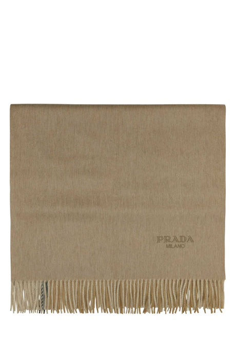 PRADA Two-tone Cashmere Blend Blanket - 145x185 cm