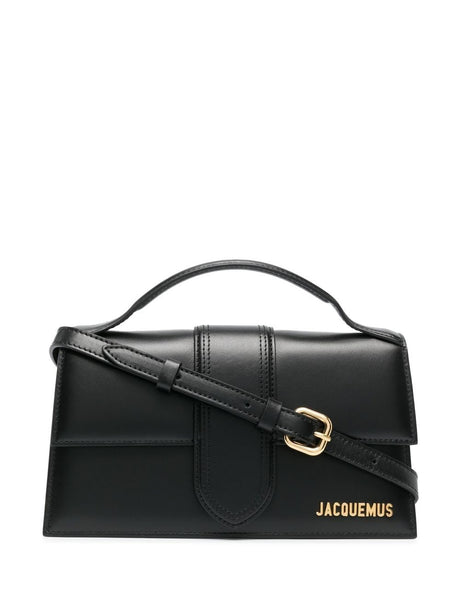 JACQUEMUS Mini Leather Crossbody Bag - 23.5 x 13 cm