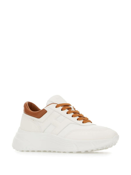 HOGAN Two-Tone Leather Sneakers for Men