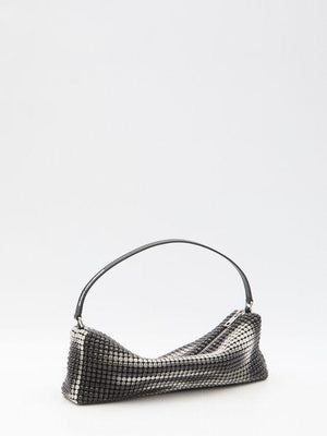 ALEXANDER WANG Luxury Mesh Handbag with Crystal Accents