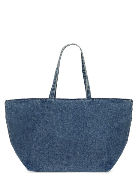 ALEXANDER WANG Punch Mini Denim Tote Handbag