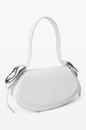 ALEXANDER WANG Small Flap White Mini Handbag