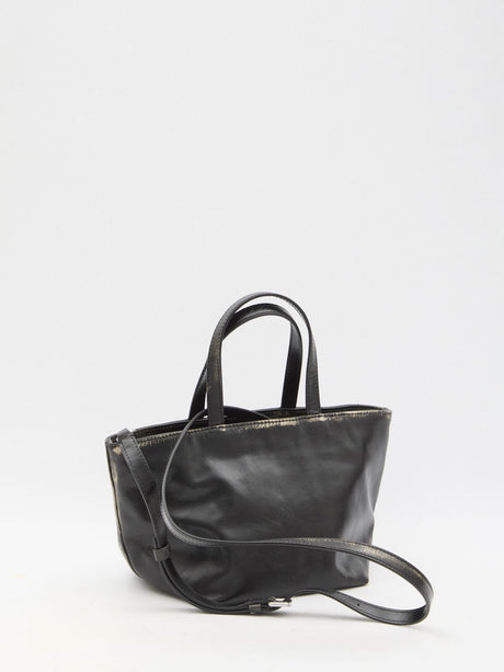 ALEXANDER WANG Mini Brushed Black Leather Tote Handbag