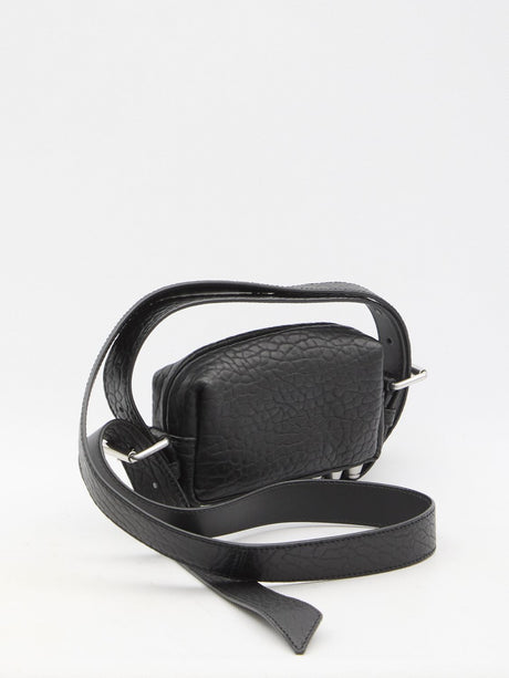 ALEXANDER WANG Mini Black Grained Lambskin Handbag