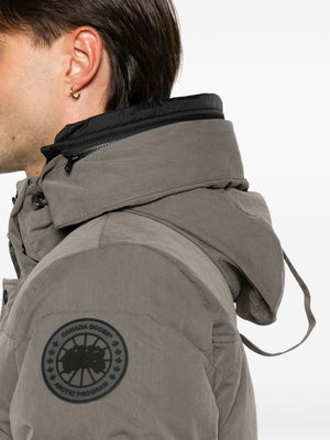 CANADA GOOSE Men's Quilted Parka Jacket with Detachable Hood