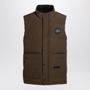 CANADA GOOSE Military Green Padded Freestyle Crew Vest