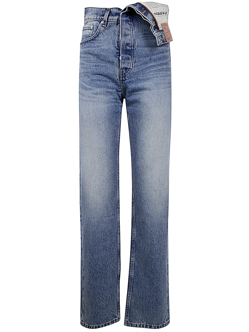 Y/PROJECT Asymmetric Cut Jeans for Women - FW24