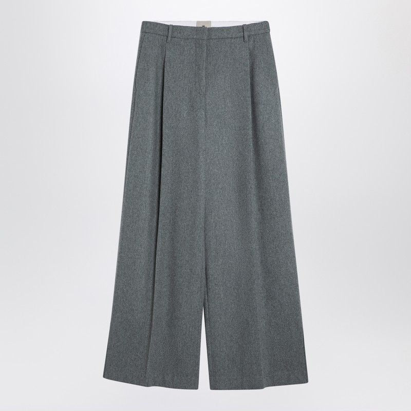 THE GARMENT Oversized Grey Wool Blend Trousers