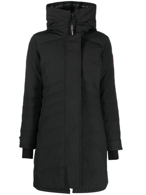 ブラックパッドパーカージャケット-女性用-FW23コレクション