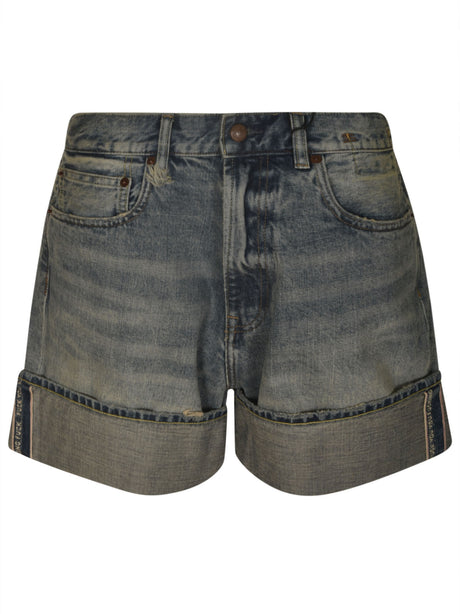 R13 Vintage-Inspired Mini Shorts for Women