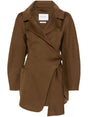 MAX MARA Women's Mini Wraparound Wool Jacket