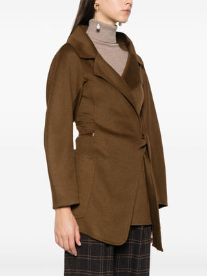 MAX MARA Women's Mini Wraparound Wool Jacket