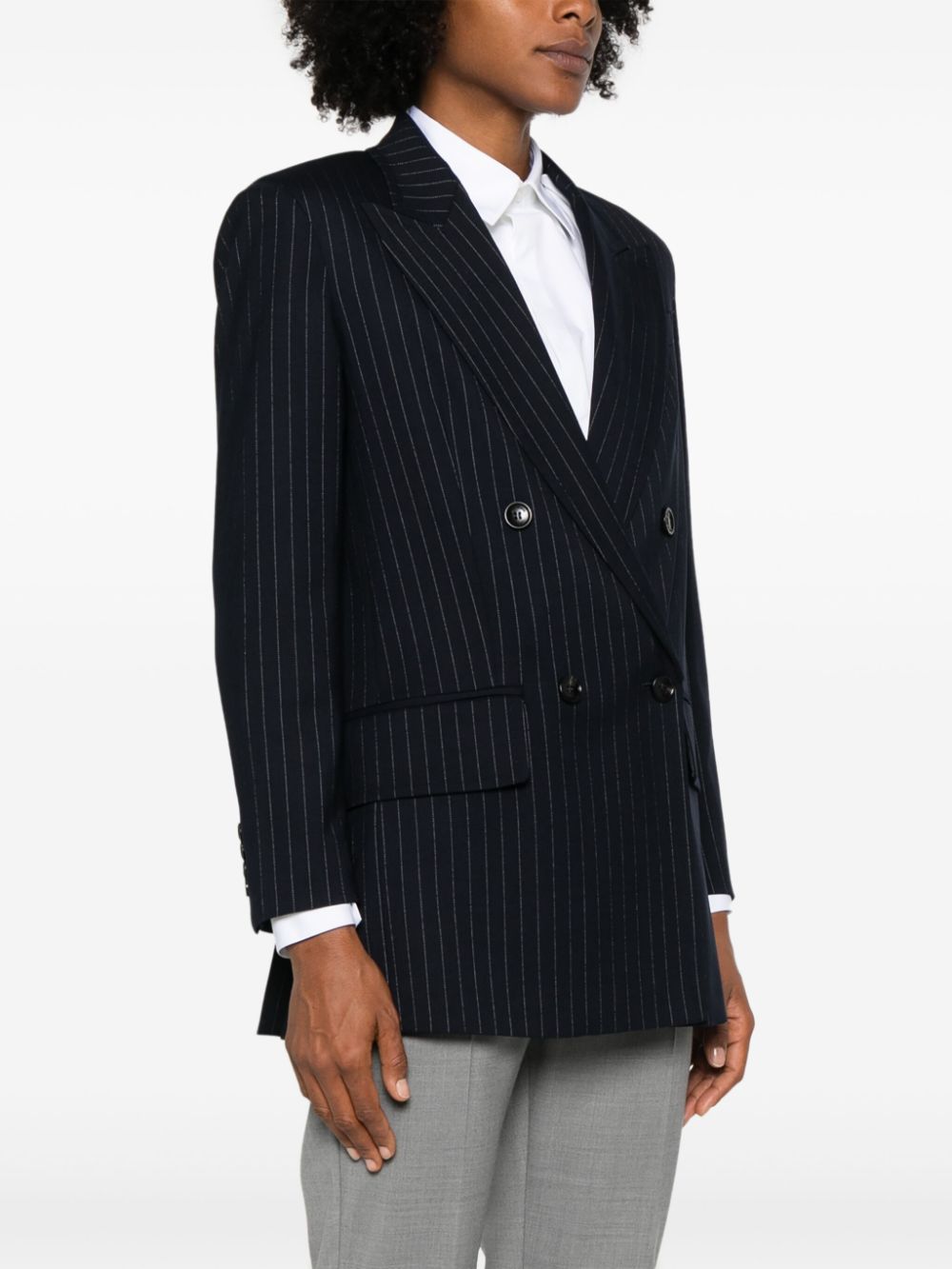 MAX MARA Women's Elegant Double-Breasted Wool Jacket