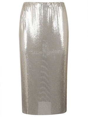 MAX MARA SPORTMAX Gorgeous 23FW Golden Mini Skirt for Women