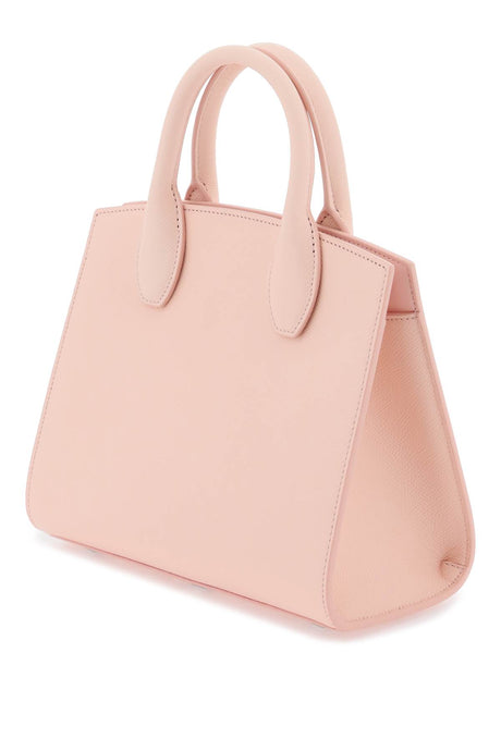 Hộp Đựng Đồ Thời Trang Pink Studio Handbags với Chất Liệu Da Cá Sấu và Mã Khóa Gancini