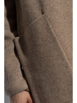 MAX MARA Luxurious Wool and Cashmere Long Cardigan