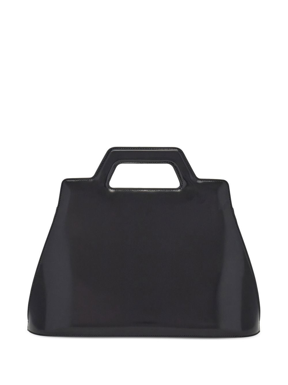 Wanda Geometric Leather Tote Handbag - FW23 Collection