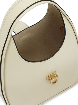 FERRAGAMO Mini Leather Hobo Handbag