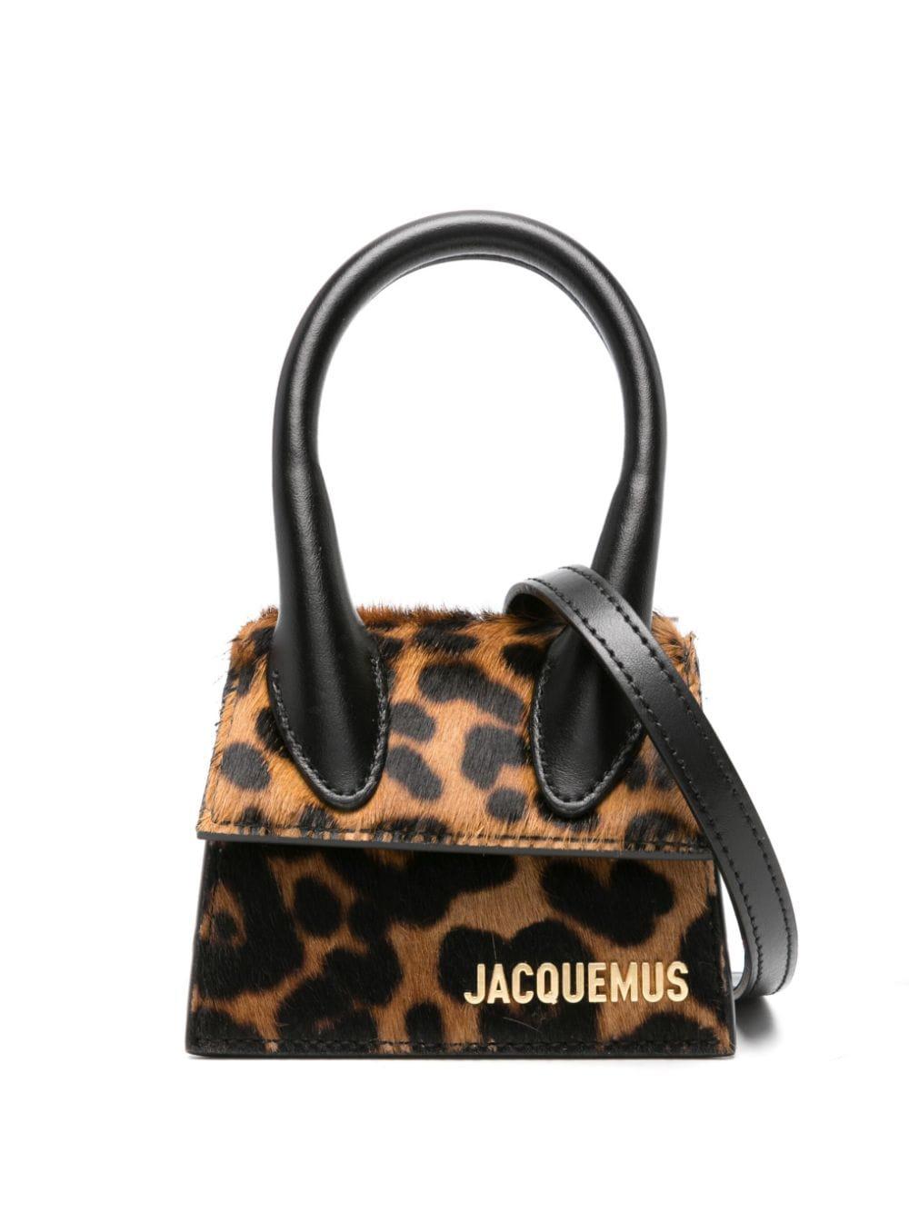 JACQUEMUS Leopard Print Mini Handbag for Women - SS24 Collection